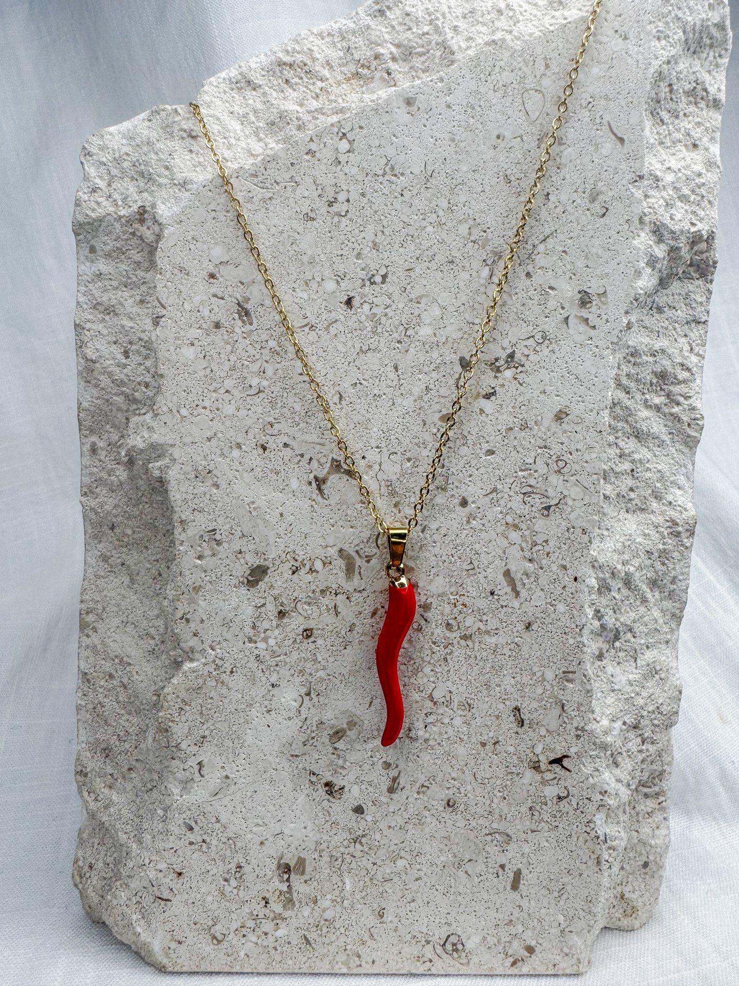 Large Valentine Chili Necklace
