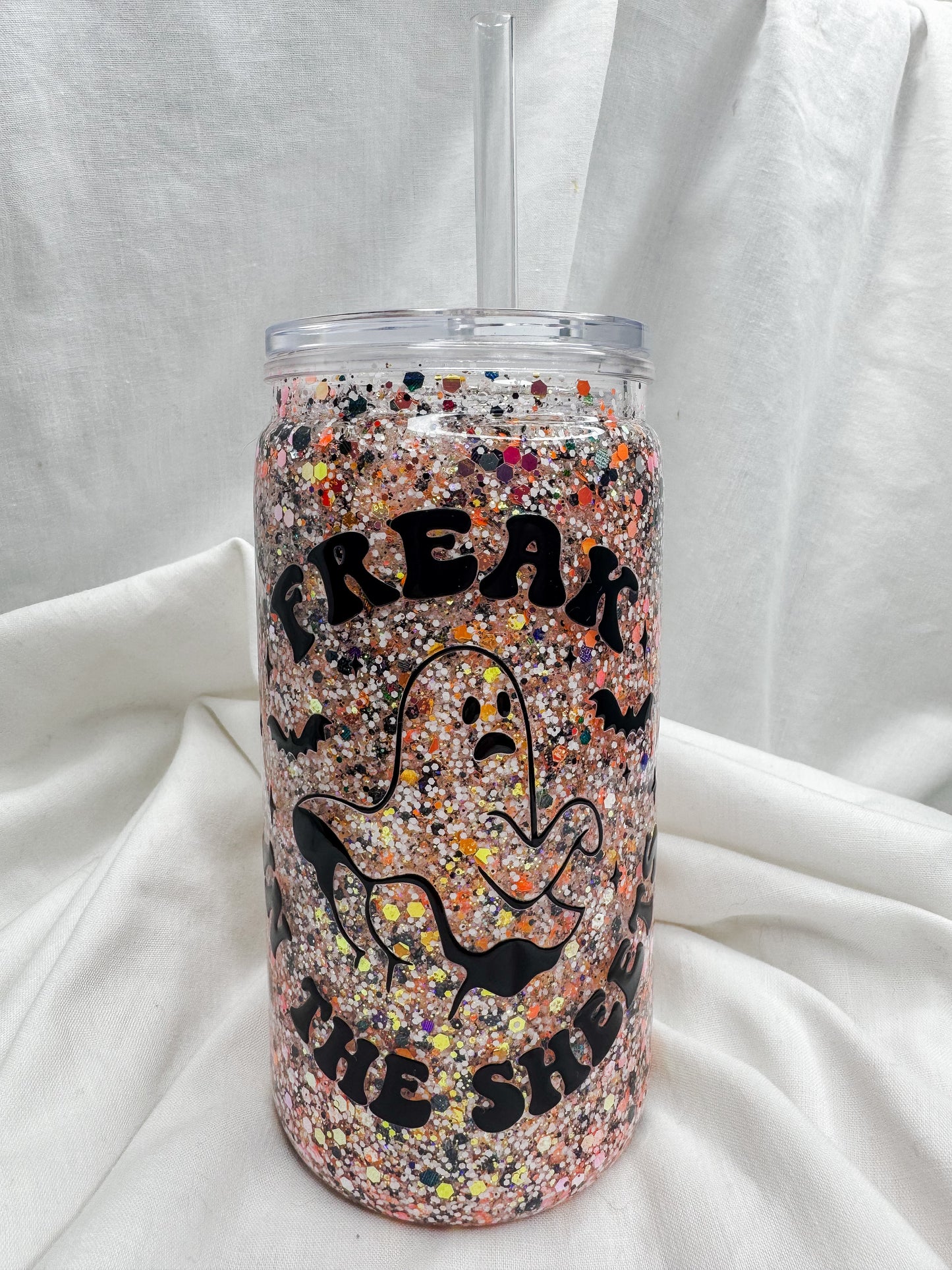 Freak In The Sheets Snow Globe Tumbler