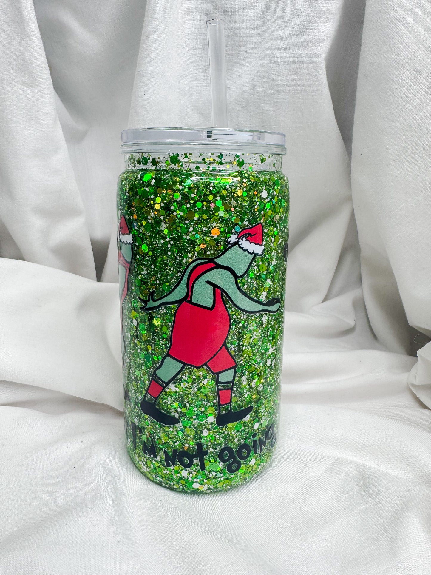 Grinch #2 Snow Globe Tumbler