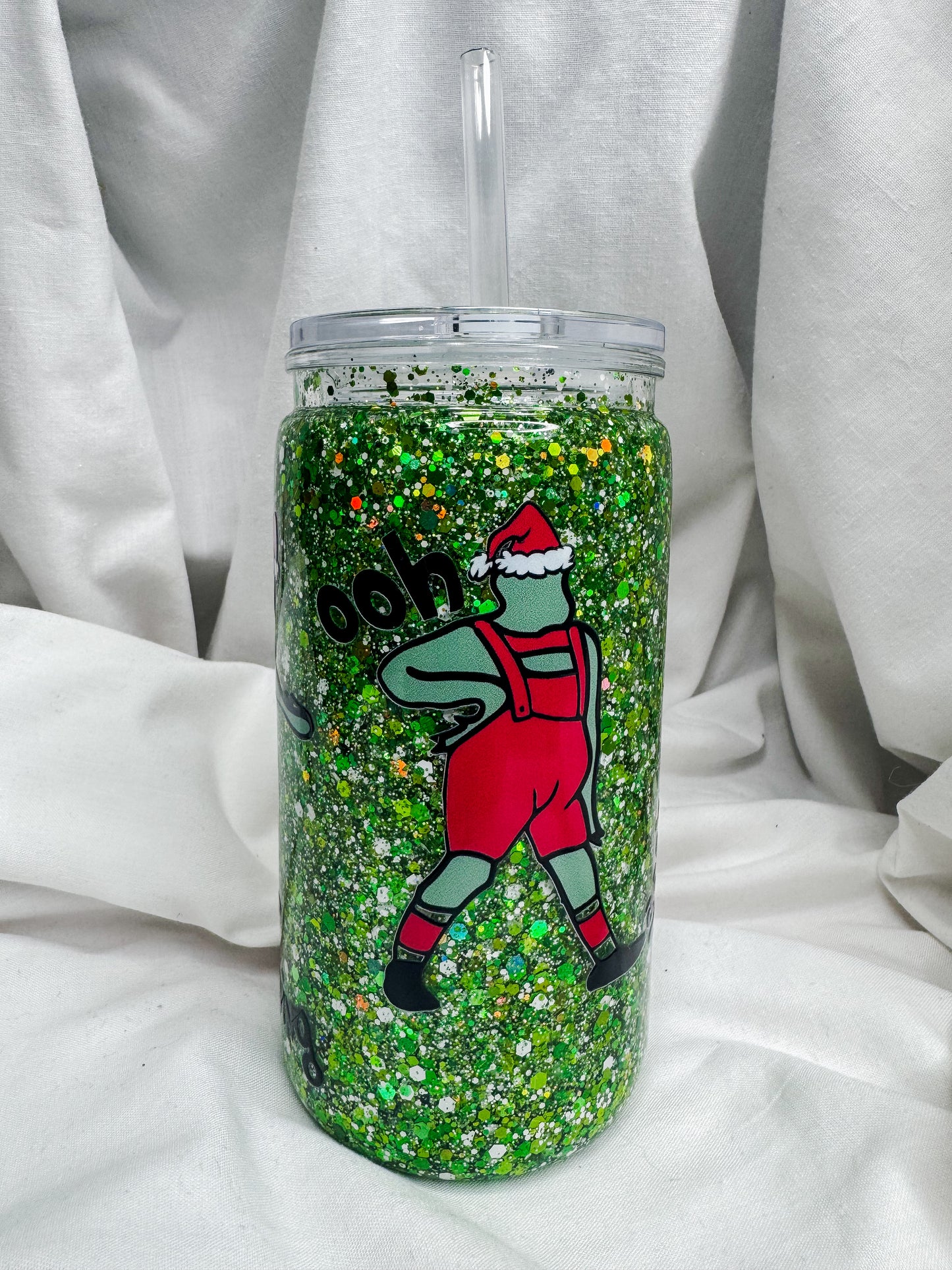 Grinch #2 Snow Globe Tumbler