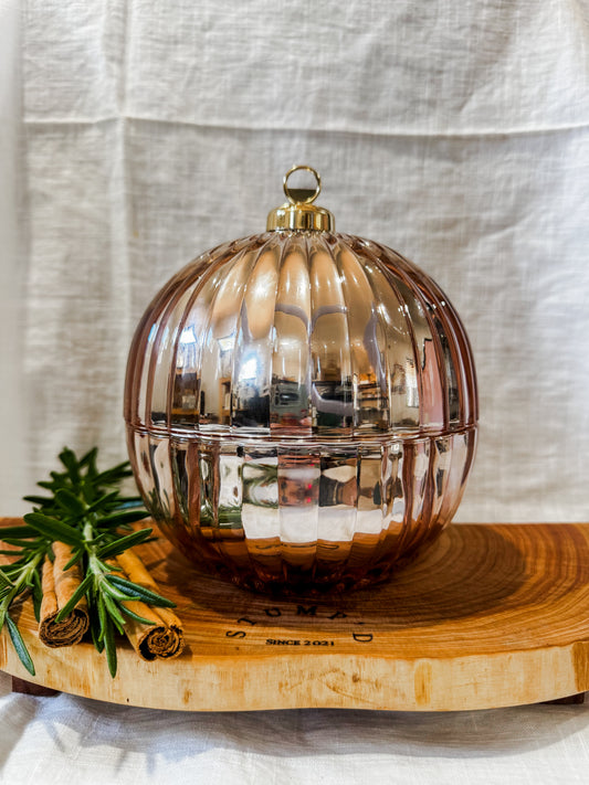 2025 XL  Rose Gold Bauble Candles
