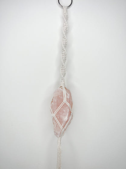 XL Macrame Wrapped Crystals